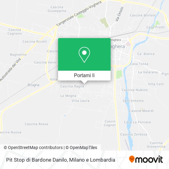 Mappa Pit Stop di Bardone Danilo