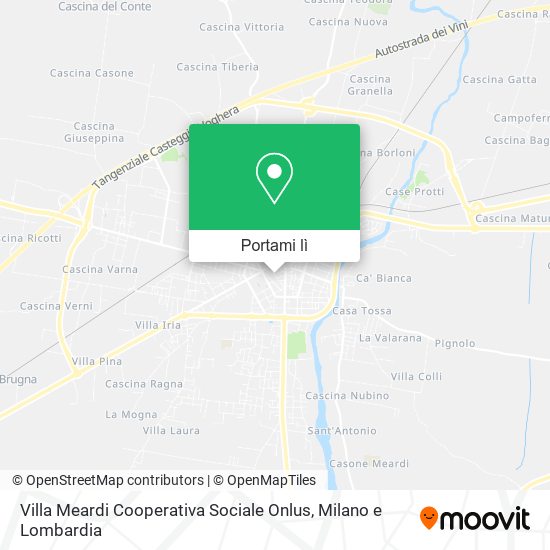 Mappa Villa Meardi Cooperativa Sociale Onlus