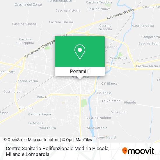 Mappa Centro Sanitario Polifunzionale Mediria Piccola
