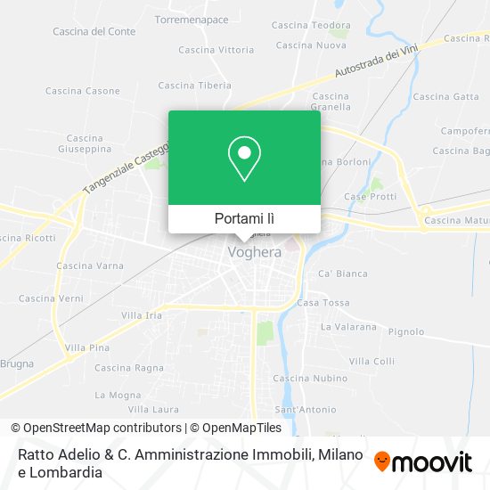 Mappa Ratto Adelio & C. Amministrazione Immobili
