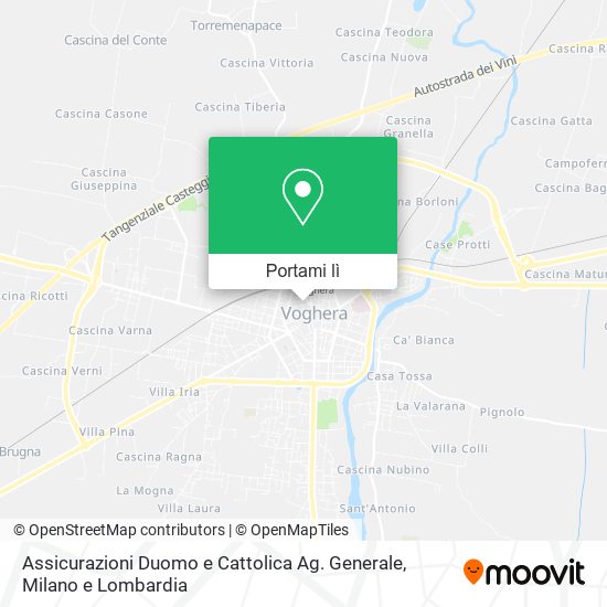 Mappa Assicurazioni Duomo e Cattolica Ag. Generale