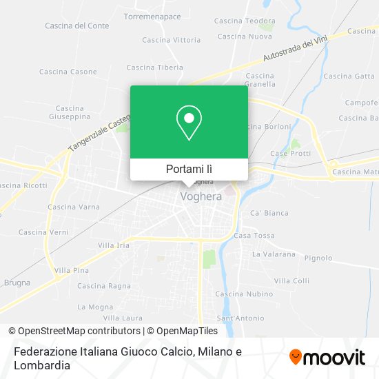 Mappa Federazione Italiana Giuoco Calcio