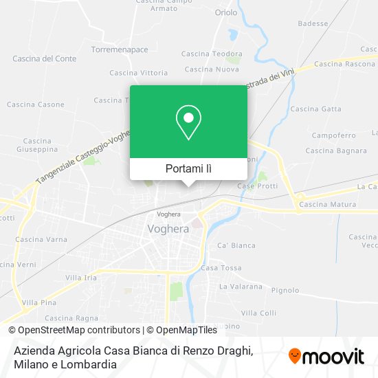 Mappa Azienda Agricola Casa Bianca di Renzo Draghi