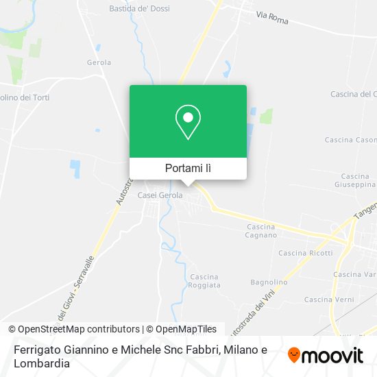 Mappa Ferrigato Giannino e Michele Snc Fabbri