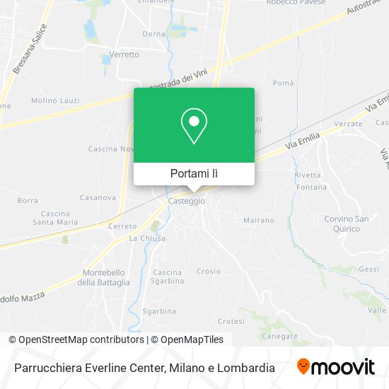 Mappa Parrucchiera Everline Center
