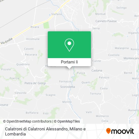 Mappa Calatroni di Calatroni Alessandro