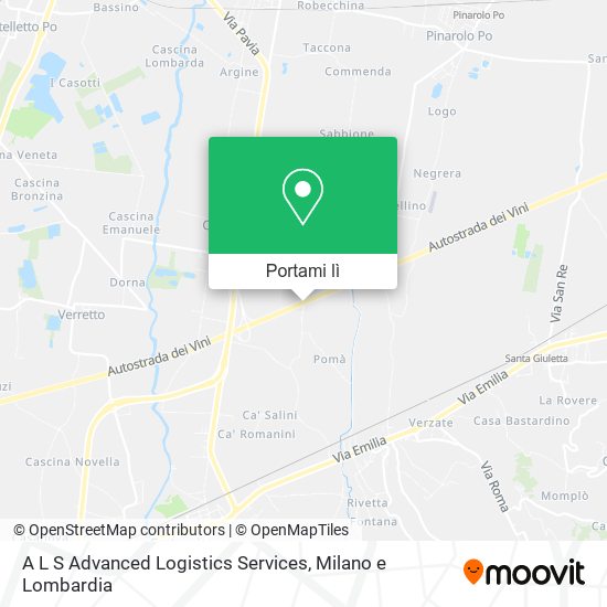 Mappa A L S Advanced Logistics Services