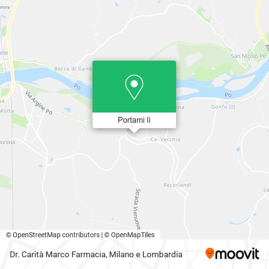 Mappa Dr. Carità Marco Farmacia
