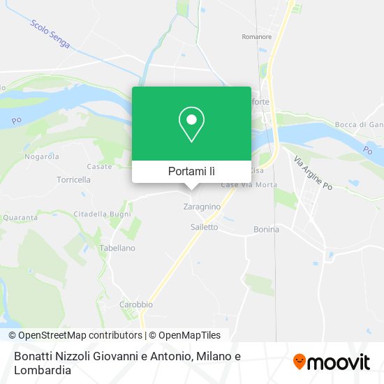 Mappa Bonatti Nizzoli Giovanni e Antonio