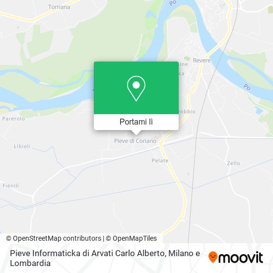 Mappa Pieve Informaticka di Arvati Carlo Alberto