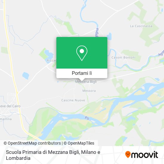 Mappa Scuola Primaria di Mezzana Bigli