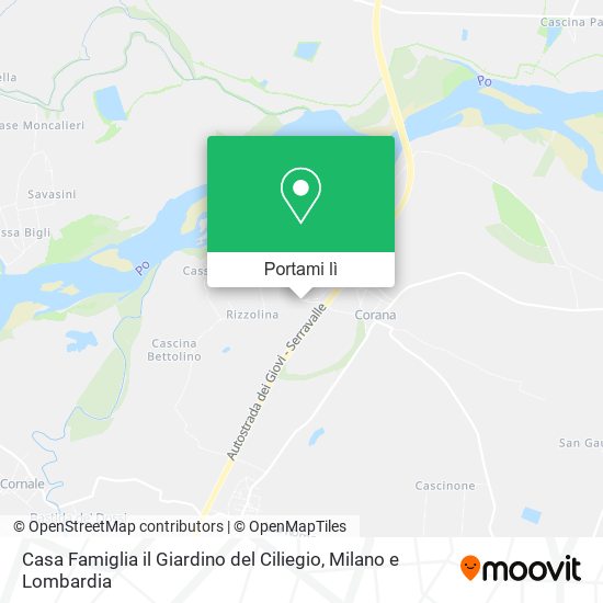 Mappa Casa Famiglia il Giardino del Ciliegio