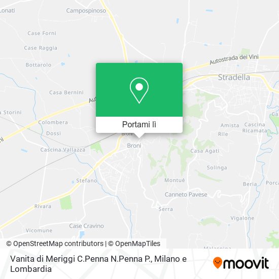 Mappa Vanita di Meriggi C.Penna N.Penna P.