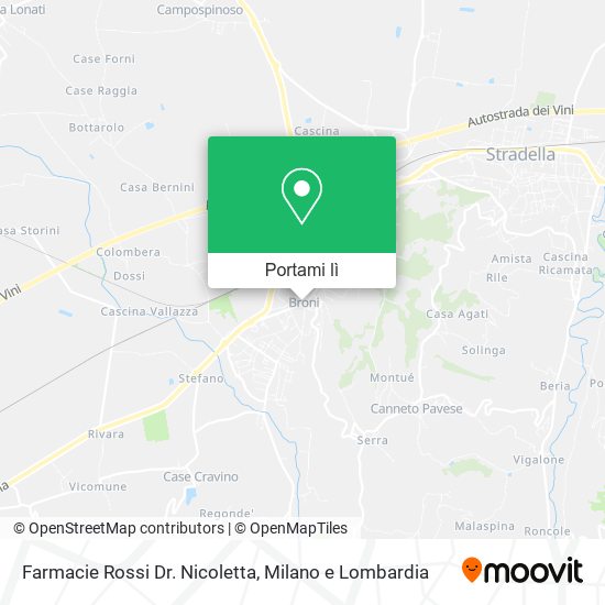 Mappa Farmacie Rossi Dr. Nicoletta