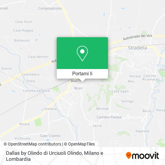 Mappa Dallas by Olindo di Urciuoli Olindo