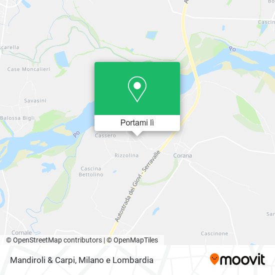 Mappa Mandiroli & Carpi