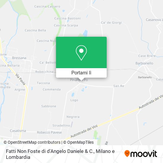 Mappa Fatti Non Foste di d'Angelo Daniele & C.