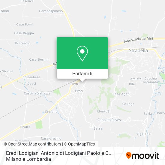 Mappa Eredi Lodigiani Antonio di Lodigiani Paolo e C.