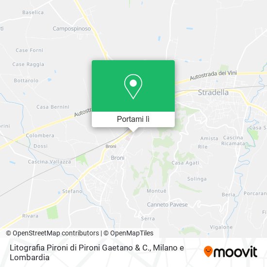 Mappa Litografia Pironi di Pironi Gaetano & C.