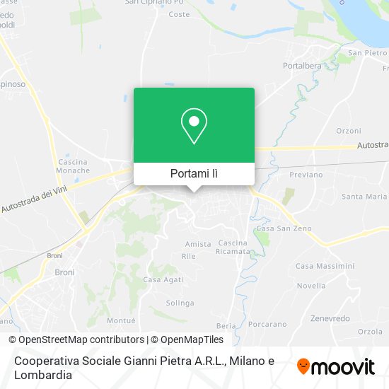 Mappa Cooperativa Sociale Gianni Pietra A.R.L.