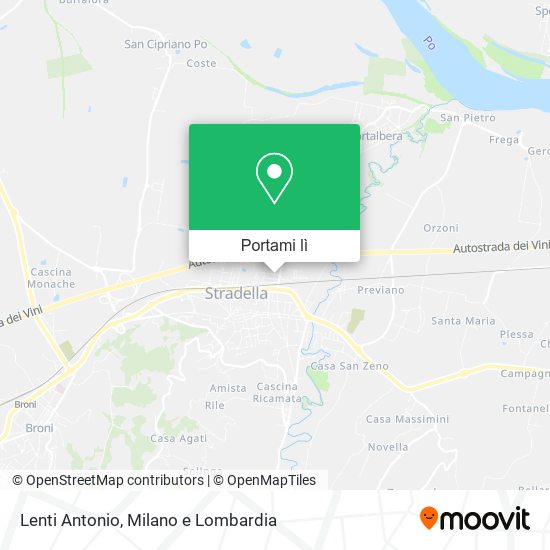 Mappa Lenti Antonio