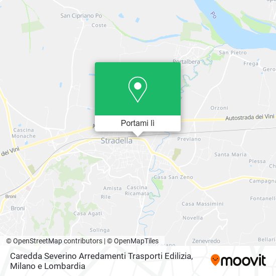 Mappa Caredda Severino Arredamenti Trasporti Edilizia
