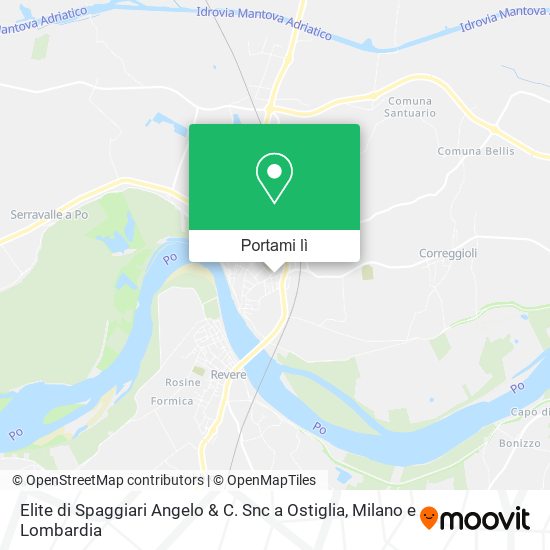 Mappa Elite di Spaggiari Angelo & C. Snc a Ostiglia