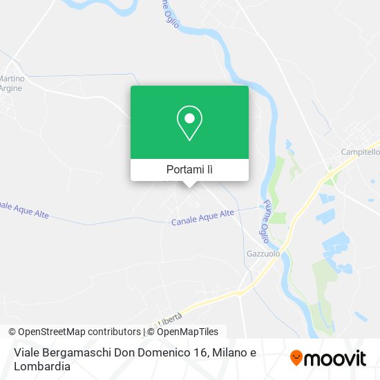 Mappa Viale Bergamaschi Don Domenico 16