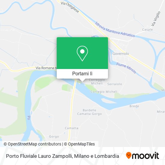 Mappa Porto Fluviale Lauro Zampolli