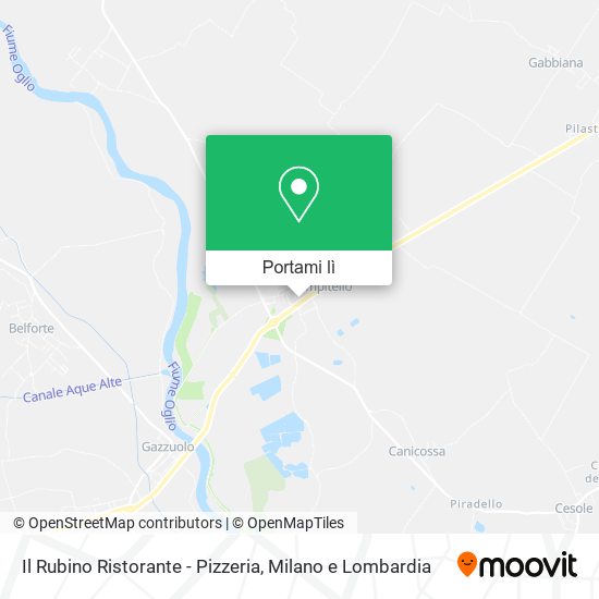 Mappa Il Rubino Ristorante - Pizzeria