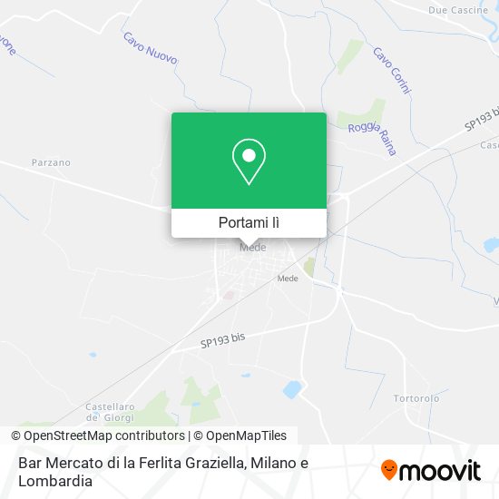 Mappa Bar Mercato di la Ferlita Graziella