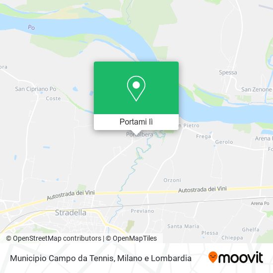 Mappa Municipio Campo da Tennis