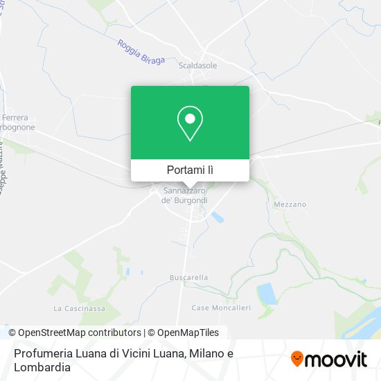 Mappa Profumeria Luana di Vicini Luana