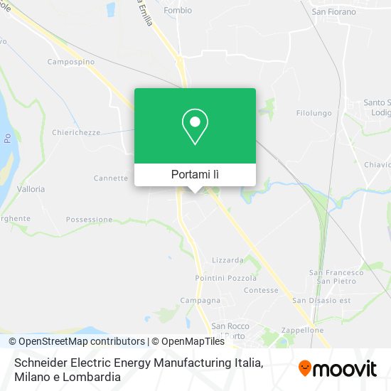 Mappa Schneider Electric Energy Manufacturing Italia