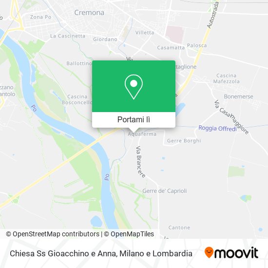 Mappa Chiesa Ss Gioacchino e Anna