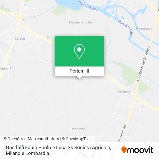 Mappa Gandolfi Fabio Paolo e Luca Ss Società Agricola