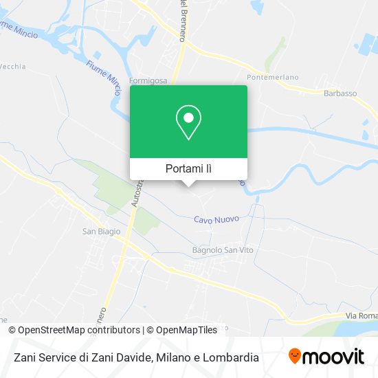 Mappa Zani Service di Zani Davide