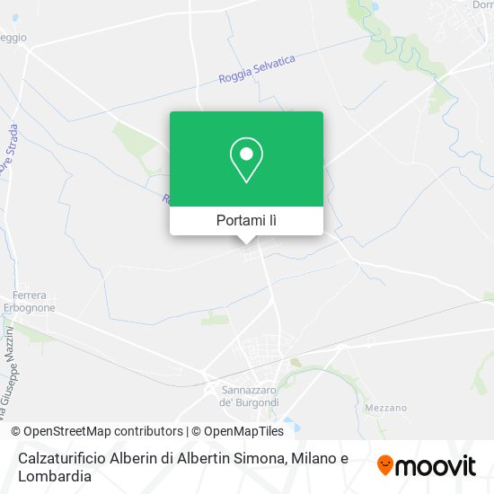 Mappa Calzaturificio Alberin di Albertin Simona