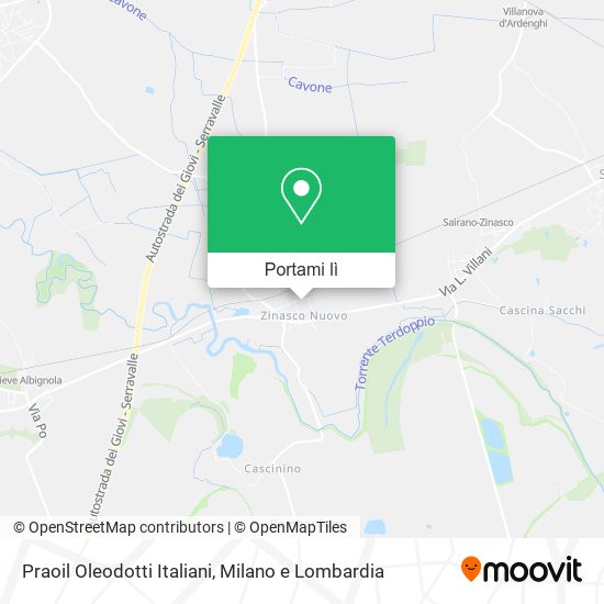 Mappa Praoil Oleodotti Italiani