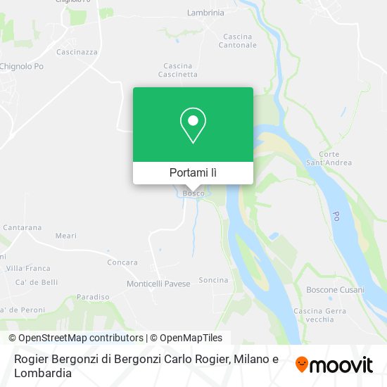 Mappa Rogier Bergonzi di Bergonzi Carlo Rogier