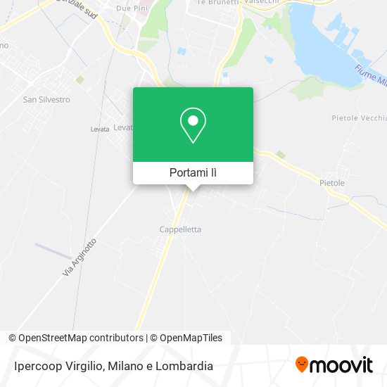 Mappa Ipercoop Virgilio