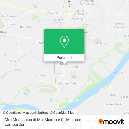 Mappa Mm Meccanica di Mui Maimo e C.