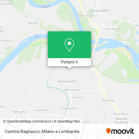 Mappa Cantina Bagnasco