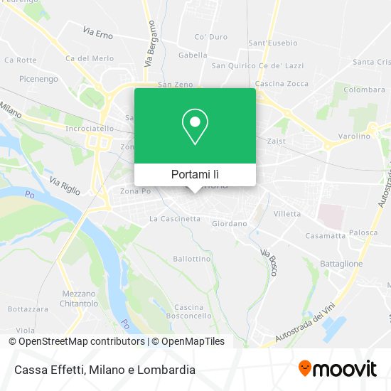 Mappa Cassa Effetti