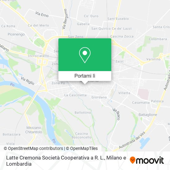 Mappa Latte Cremona Società Cooperativa a R. L.