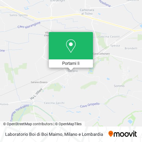 Mappa Laboratorio Boi di Boi Maimo