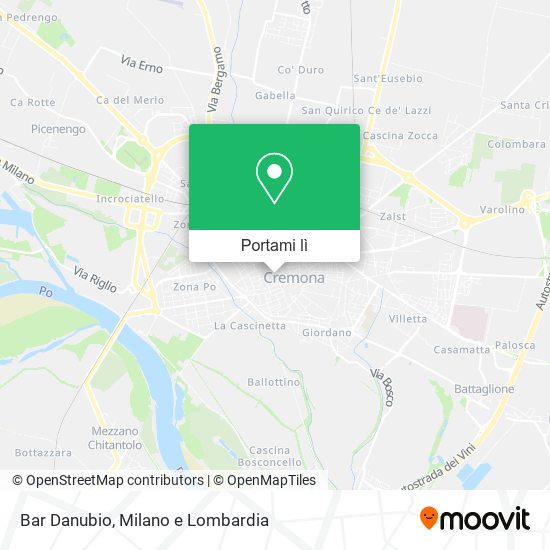 Mappa Bar Danubio
