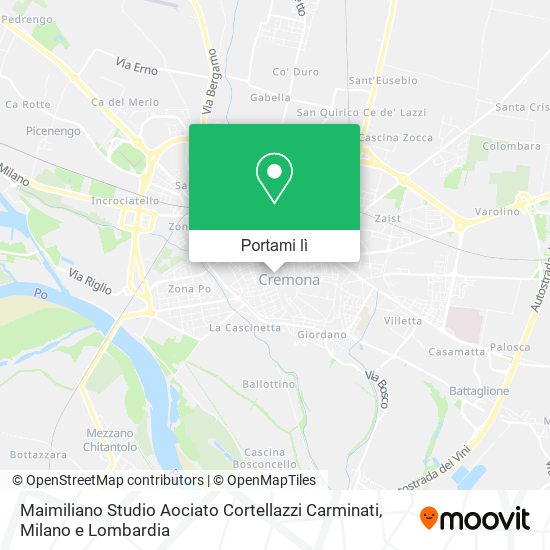 Mappa Maimiliano Studio Aociato Cortellazzi Carminati