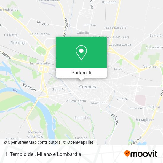 Mappa Il Tempio del