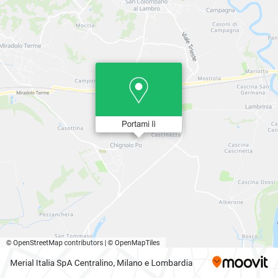 Mappa Merial Italia SpA Centralino